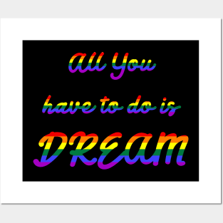 LGBT Pride Flag Dream Posters and Art